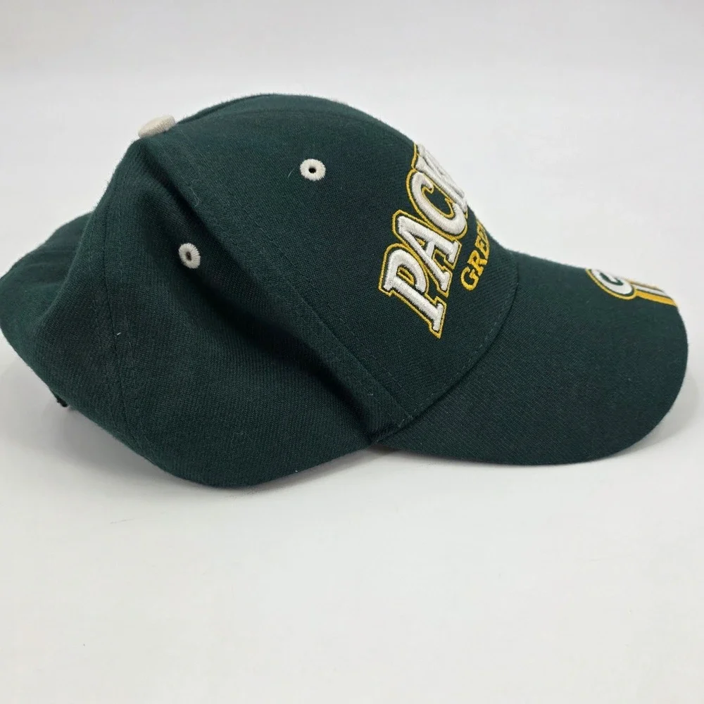 VINTAGE 90S GREEN BAY PACKERS HAT TWINS ENTERPRISES EMBROIDED GREEN NFL SPELLOUT